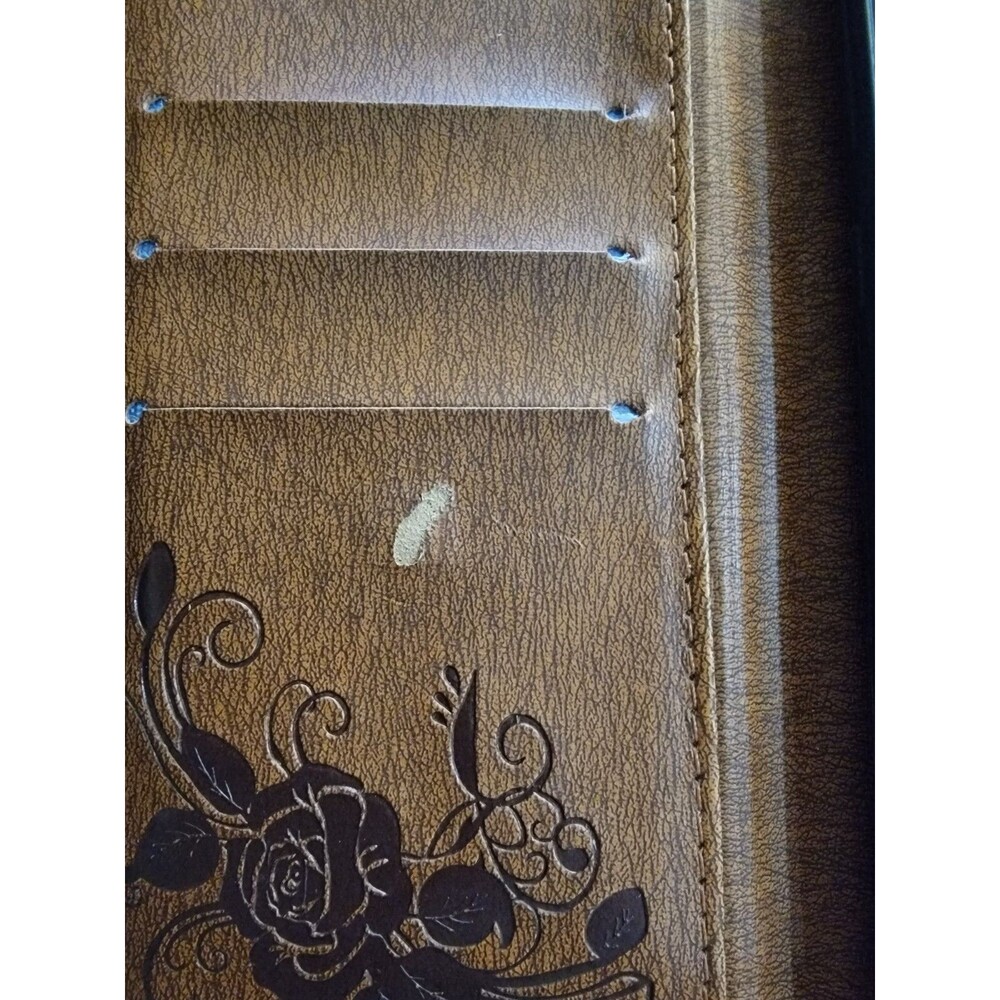 SX-Notes Wallet Phone Case With Roses And Butterfly - Picture 3 of 3